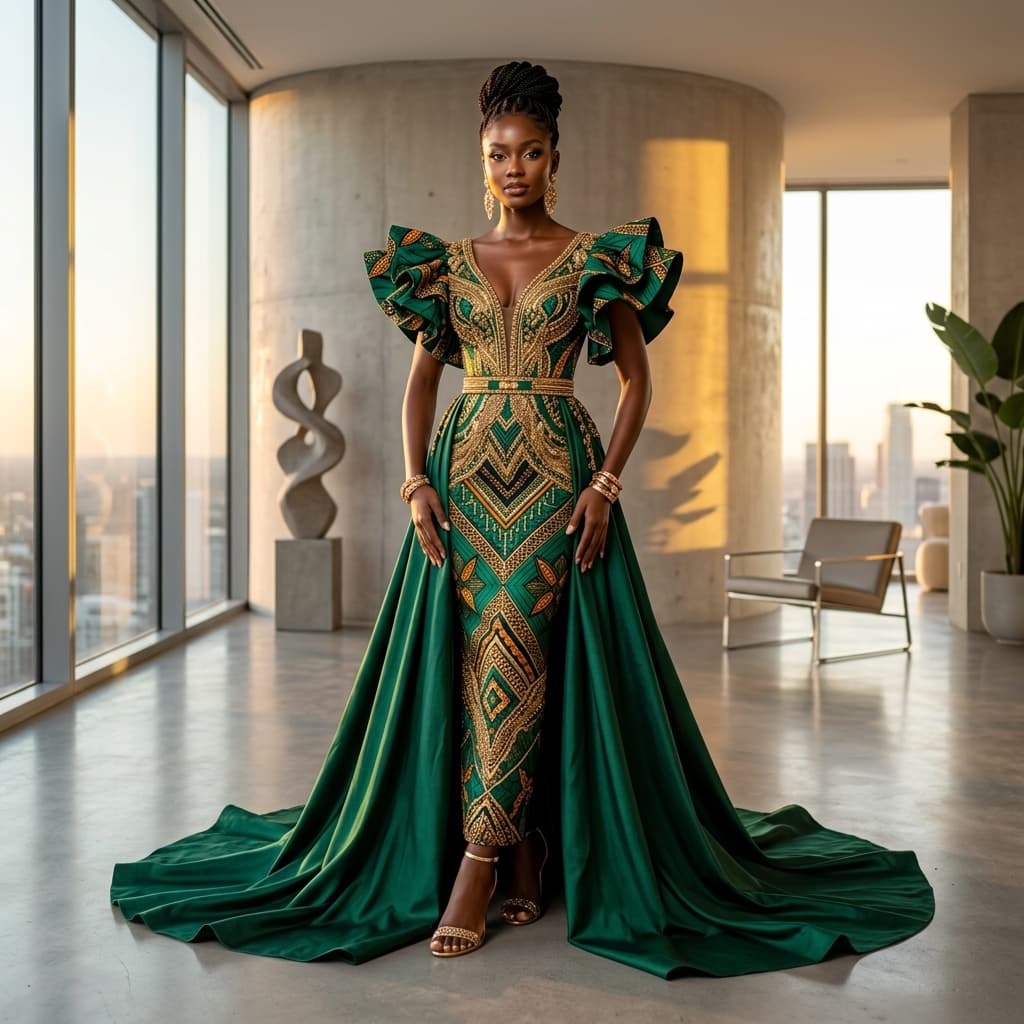 Ankara Fashion Model